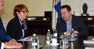 Minister Dacic with the Deputy Ministry of Foreign Affairs of Bosnia and Herzegovina Ana Trisic Babic