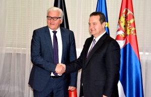 Meeting of Minister Dacic with the MFA of FR of Germany, Frank-Walter Steinmeier