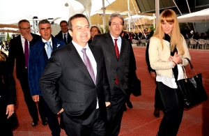 Ministers Dacic and Sertic at the opening of EXPO 2015 in Milan