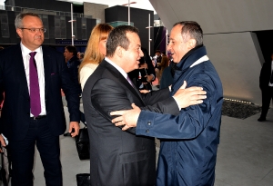 Ministers Dacic and Sertic at the opening of EXPO 2015 in Milan