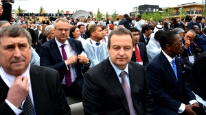 Ministers Dacic and Sertic at the opening of EXPO 2015 in Milan