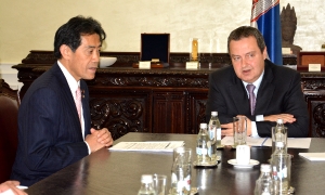 Meeting of Minister Dacic with President of the Parliamentary Friendship Group of the Serbian - Japan