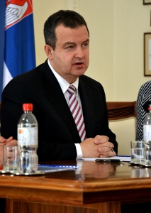 Minister Dacic gives a lecture to students of the Vienna Diplomatic Academy