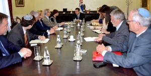 Meeting of Minister Dacic with representatives of the World Jewish Restitution Organization