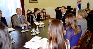 Meeting of Minister Dacic with representatives of the World Jewish Restitution Organization