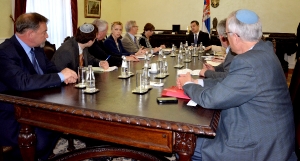 Meeting of Minister Dacic with representatives of the World Jewish Restitution Organization