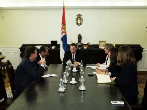 Meeting of Minister Dacic with UNMIK chief Farid Zarif