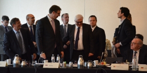 Prime minister Vucic and minister Dacic on conference