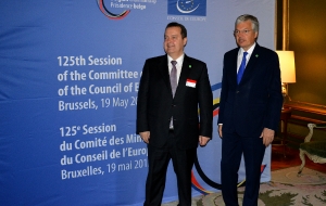 Minister Dacic at the European Council meeting