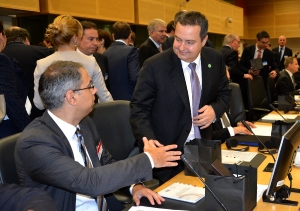 Minister Dacic at the European Council meeting