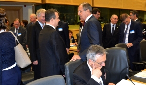 Minister Dacic at the European Council meeting