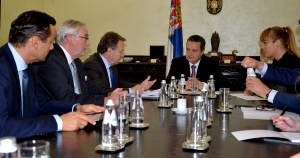 Minister Dacic with Ilkka Kanevra