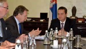 Minister Dacic with Ilkka Kanevra