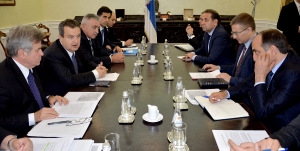 Minister Dacic with Ministers Stefanovic and Ljajic