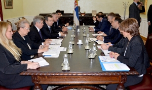 Minister Dacic with Ministers Stefanovic and Ljajic