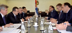 Minister Dacic with Ministers Stefanovic and Ljajic