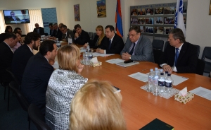 Minister Dacic with the members of OSCE Mission in Armenia