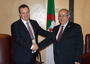 Minister Dacic with MFA of Algeria