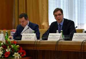 Prime Minister Vucic and Minister Dacic at the Conference of Honorary Consuls Serbia