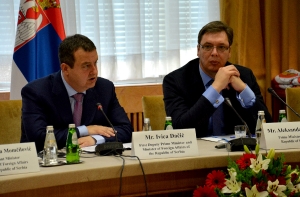 Prime Minister Vucic and Minister Dacic at the Conference of Honorary Consuls Serbia