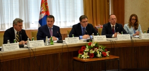 Prime Minister Vucic and Minister Dacic at the Conference of Honorary Consuls Serbia