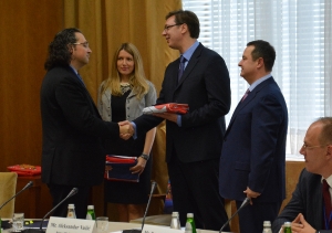 Prime Minister Vucic and Minister Dacic at the Conference of Honorary Consuls Serbia