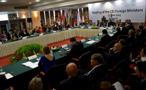 Minister Dacic at a meeting of foreign ministers of the Central European Initiative