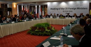 Minister Dacic at a meeting of foreign ministers of the Central European Initiative