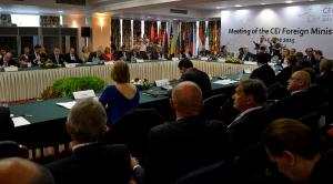 Minister Dacic at a meeting of foreign ministers of the Central European Initiative