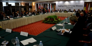 Minister Dacic at a meeting of foreign ministers of the Central European Initiative