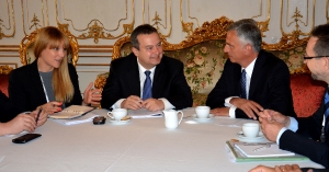 Meeting of Minister Dacic with the MFA of Switzerland, Burkhalter