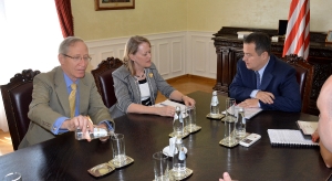 Meeting of Minister Dacic with Mary Warlick