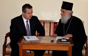 Meeting of Minister Dacic with Patriarch Irinej