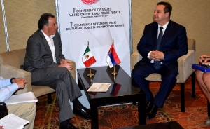 Minister Dacic with MFA of Mexico