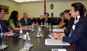 Meeting of Minister Dacic with Ambassador Kirby