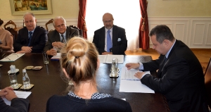 Meeting of Minister Dacic with Sajdik and Apakan