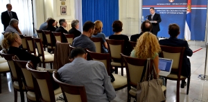 Regular monthly press conference given by Minister Dacic