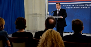 Regular monthly press conference given by Minister Dacic