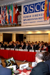 Minister Dacic at the Human Dimension Implementation Meeting