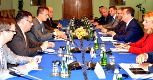 Ministers Dacic and Stefanovic with MFA of HUngary