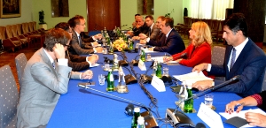 Ministers Dacic and Stefanovic with MFA of HUngary