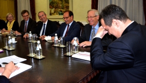 Meeting of Minister Dacic with the ambassadors of the Quint countries and EU