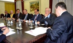 Meeting of Minister Dacic with the ambassadors of the Quint countries and EU