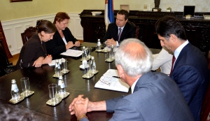 Minister Dacic meets with the Ambassador of the Slovak Republic