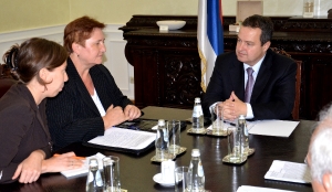 Minister Dacic meets with the Ambassador of the Slovak Republic