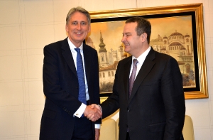 Minister Dacic welcomed the MFA of United Kingdom