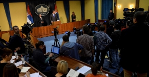 Press Conference held by Prime Minister Vucic and Minister Dacic