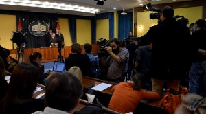 Press Conference held by Prime Minister Vucic and Minister Dacic