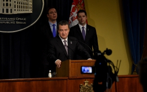 Press Conference held by Prime Minister Vucic and Minister Dacic