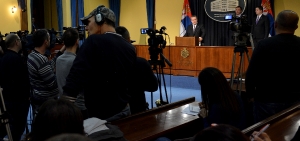 Press Conference held by Prime Minister Vucic and Minister Dacic